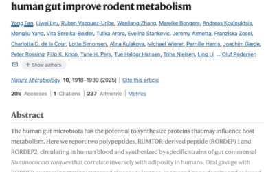 GutCRINE recent Nature Publication.